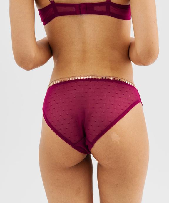 Culottes en dentelle et tulle femme (lot de 2) vue2 - GEMO(HOMWR FEM) - GEMO