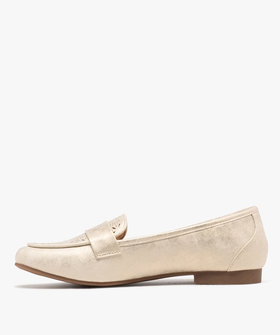 Mocassins avec dessus métallisé femme - Valentina Baldano vue4 - VALENTINA BALDA - GEMO