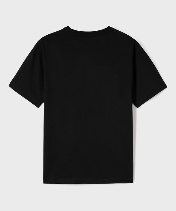 Tee-shirt manches courtes avec motif métallisé garçon vue4 - GEMO 4G GARCON - GEMO