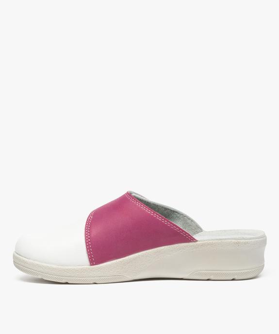 Sabots confort femme avec semelle intérieure cuir - Cloggy vue3 - GEMO (EQUIPT) - GEMO