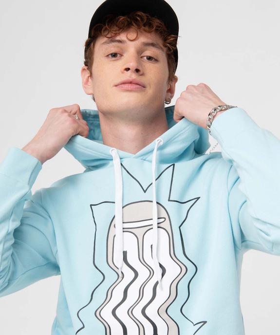 Sweat homme à capuche en molleton doux - Rick & Morty vue2 - RICK ET MORTY - GEMO