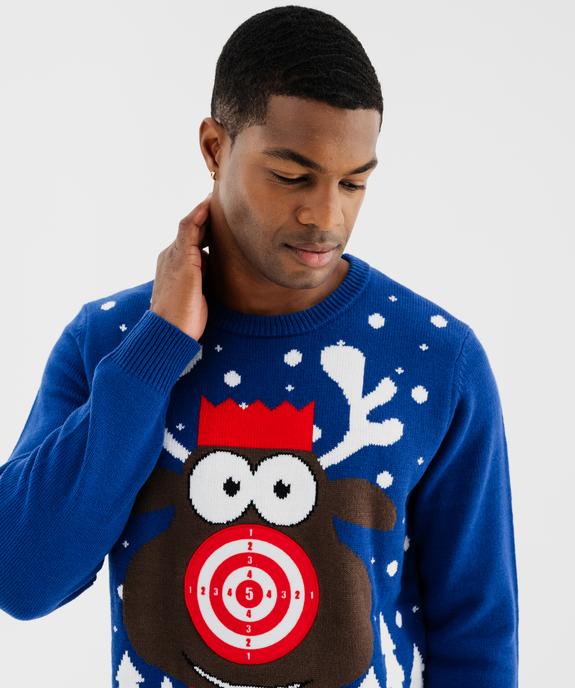 Pull de Noël col rond homme vue2 - GEMO (HOMME) - GEMO