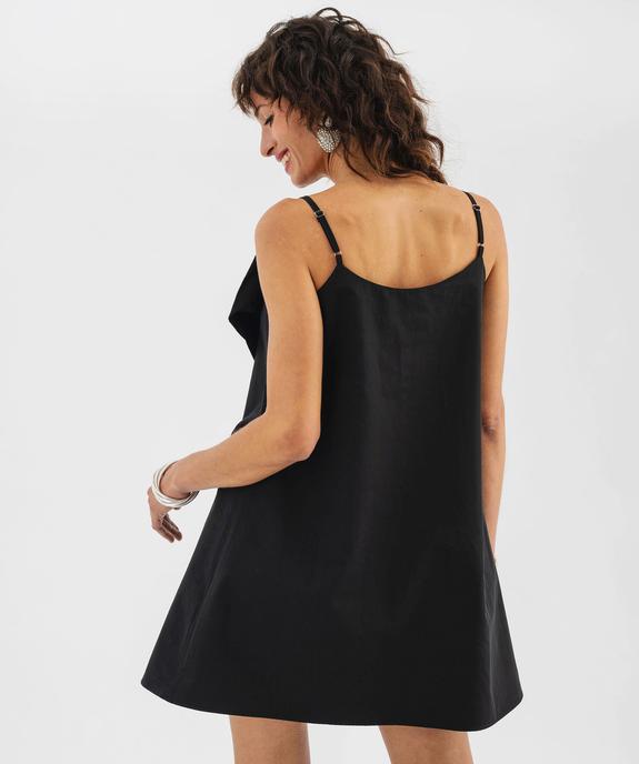 Robe courte à fines bretelles femme vue3 - GEMO(FEMME PAP) - GEMO