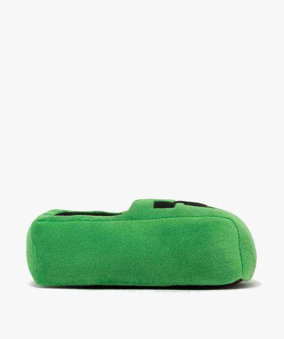 Chaussons garçon en volume à bout carré Minecraft vue8 - MINECRAFT - GEMO