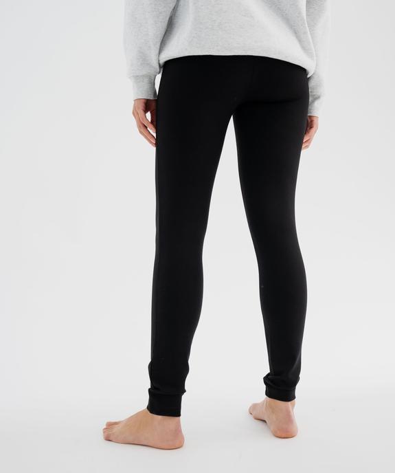 Pantalon moulant à taille élastiquée en maille épaisse et extensible femme vue3 - GEMO(FEMME PAP) - GEMO