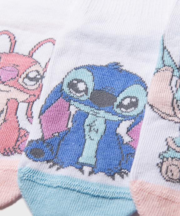 Chaussettes à motif Stitch fille (lot de 3) - Disney vue2 - LILO & STITCH - GEMO