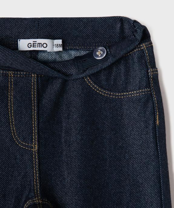 Jegging à taille réglable bébé fille vue10 - GEMO(BEBE DEBT) - GEMO