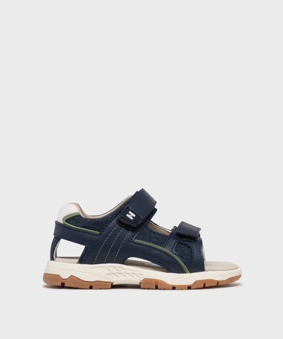 Sandales à scratch multi-matières bébé garçon - Hobiz vue1 - HOBIZ - GEMO