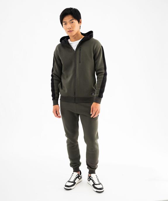 Pantalon de jogging bicolore homme vue5 - GEMO (HOMME) - GEMO