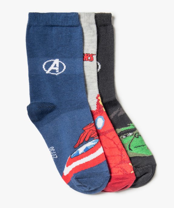Chaussettes garçon  à motifs Avengers (lot de 3) - Marvel vue1 - MARVEL DTR - GEMO