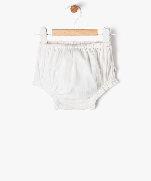 Culotte bloomer avec fines paillettes bébé fille - LuluCastagnette vue1 - LULUCASTAGNETTE - GEMO