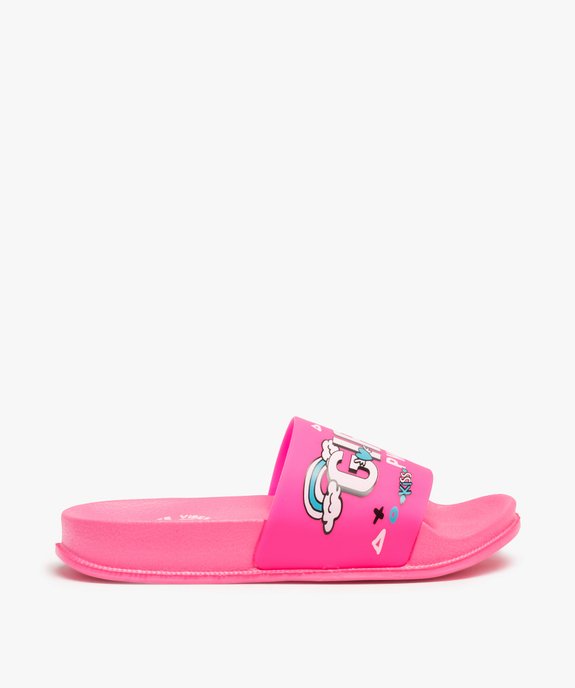 Mules de piscine fille « girl power »  vue1 - GEMO (ENFANT) - GEMO