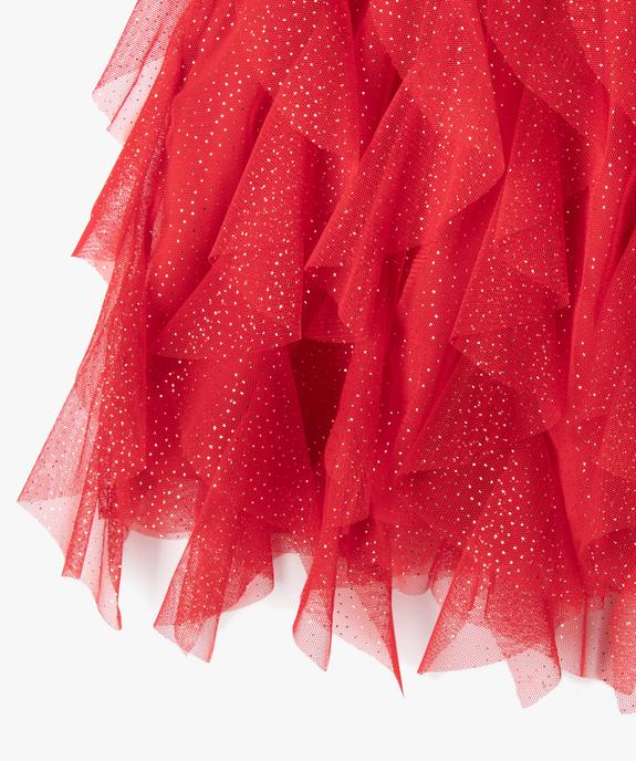 Robe de cérémonie avec jupe en tulle pailleté bébé fille vue2 - GEMO(BEBE DEBT) - GEMO