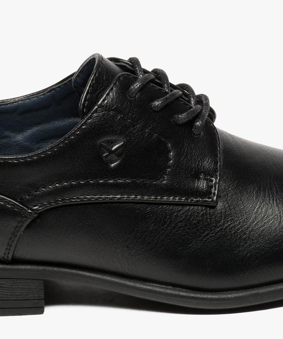 Derbies garçon unies à lacets vue6 - GEMO (ENFANT) - GEMO