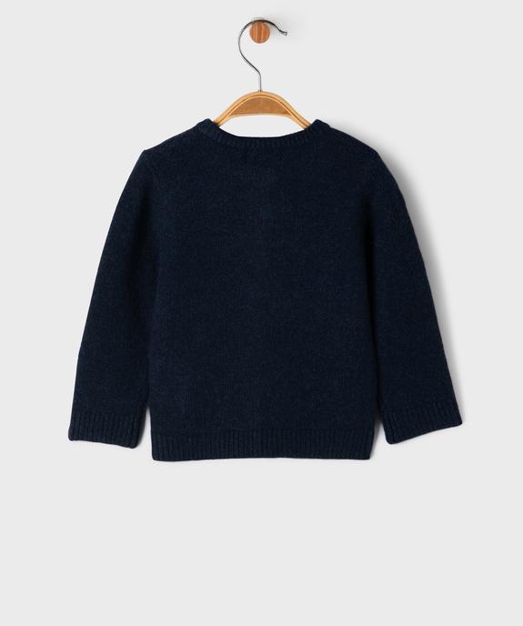 Gilet col rond bébé fille - LuluCastagnette vue3 - LULUCASTAGNETTE - GEMO