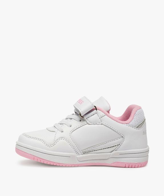 Baskets fille multicolores à scratch - Airness vue3 - AIRNESS - GEMO