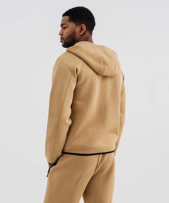 Sweat zippé à capuche spécial sport homme vue3 - GEMO (HOMME) - GEMO