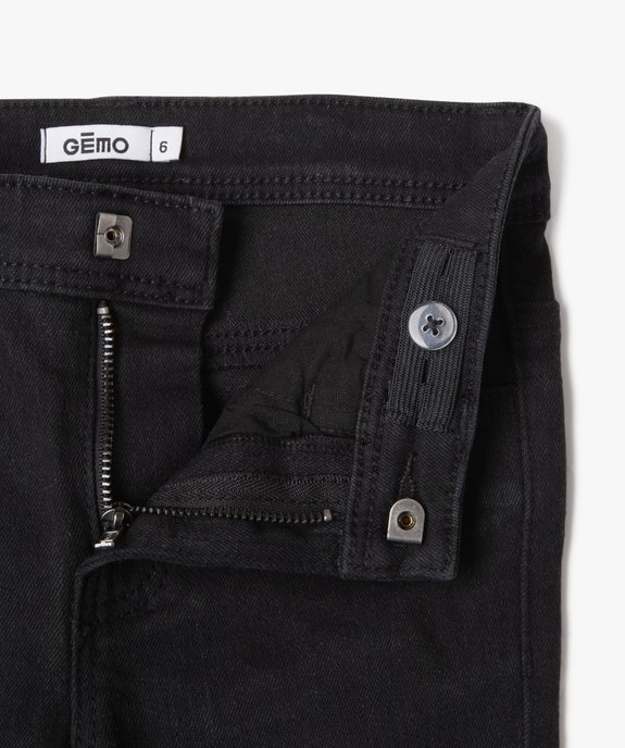Jean skinny stretch taille haute ajustable garçon vue3 - 1E PRIX BY GEMO - GEMO