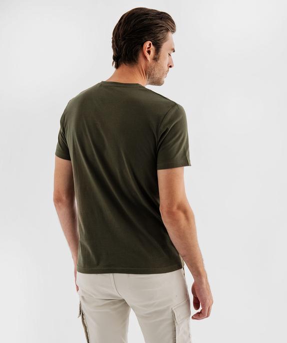 Tee-shirt à manches courtes et col V homme vue9 - GEMO 4G HOMME - GEMO