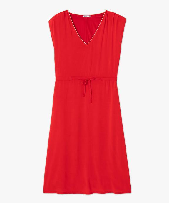 Robe femme sans manches avec épaulettes vue4 - GEMO(FEMME PAP) - GEMO