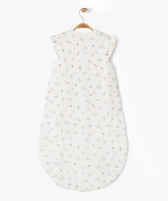 Gigoteuse été en gaze de coton TOG 2 bébé fille vue4 - GEMO 4G BEBE - GEMO