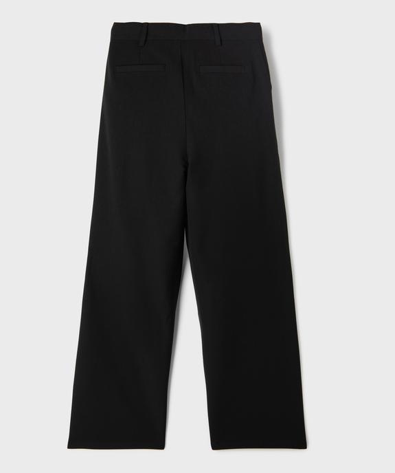 Pantalon large à pinces fille vue4 - GEMO (JUNIOR) - GEMO