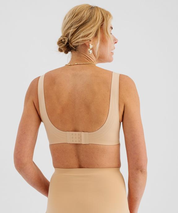 Soutien-gorge triangle en microfibre avec mousses amovibles femme vue2 - GEMO(HOMWR FEM) - GEMO