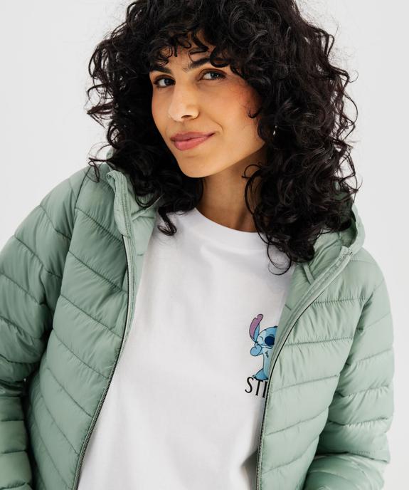 Doudoune légère à capuche femme vue2 - GEMO 4G FEMME - GEMO