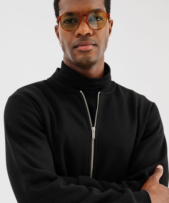 Sweat zippé en molleton doux homme vue6 - GEMO (HOMME) - GEMO