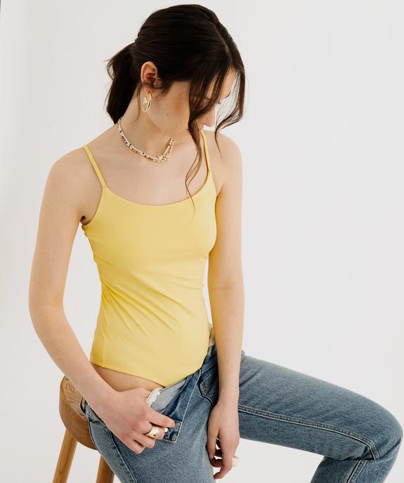 Body à fines bretelles femme vue1 - GEMO(FEMME PAP) - GEMO