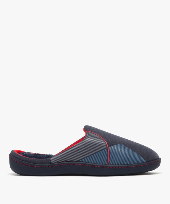 Chaussons homme mules confort en feutrine - Isotoner vue1 - ISOTONER - GEMO