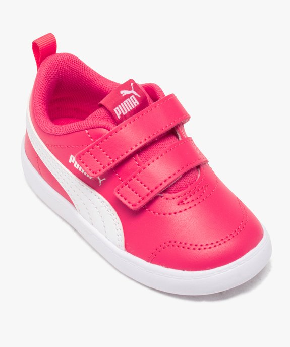 Baskets bébé bicolores à scratch – Puma Courtflex vue5 - PUMA - GEMO