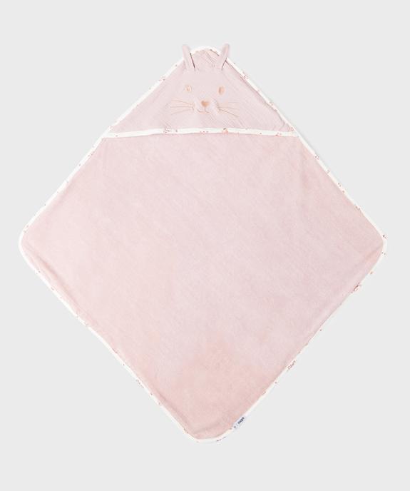 Cape de bain à motifs fleuris bébé fille vue1 - GEMO (ACCESS) - GEMO