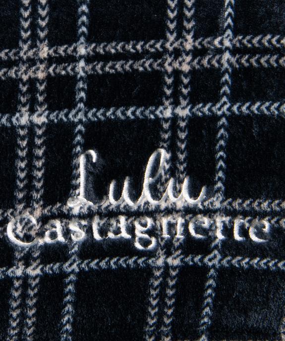 Plaid en velours à carreaux - LuluCastagnette vue3 - LULUCASTAGNETTE - GEMO