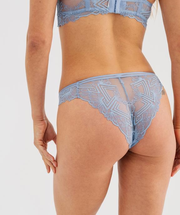 Culotte en dentelle transparente vue2 - GEMO(HOMWR FEM) - GEMO