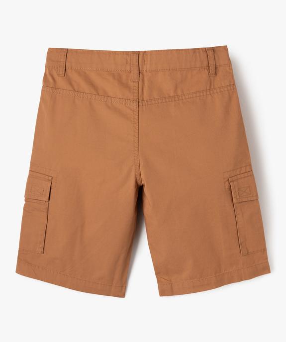 Bermuda coupe Cargo Regular garçon vue3 - GEMO 4G GARCON - GEMO