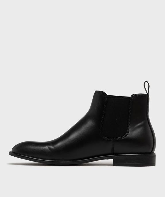 Boots Chelsea bout carré homme - Mario Baldano vue3 - MARIO BALDANO - GEMO