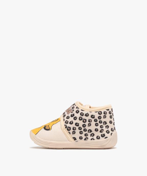 Chaussons bottillons bébé motif Simba - Le Roi Lion Disney vue3 - ROI LION - GEMO
