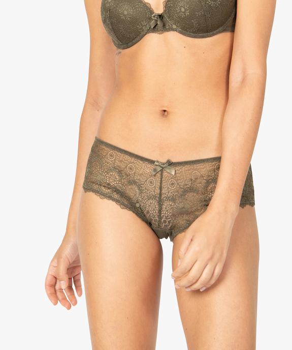 Shorty femme en dentelle et tulle (lot de 2) vue1 - GEMO(HOMWR FEM) - GEMO