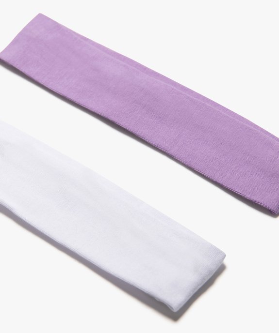 Bandeau à cheveux en jersey fille (lot de 2) vue2 - GEMO (ACCESS) - GEMO