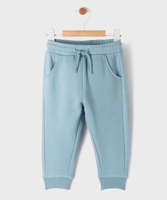 Pantalon de jogging molletonné bébé garçon vue1 - GEMO 4G BEBE - GEMO