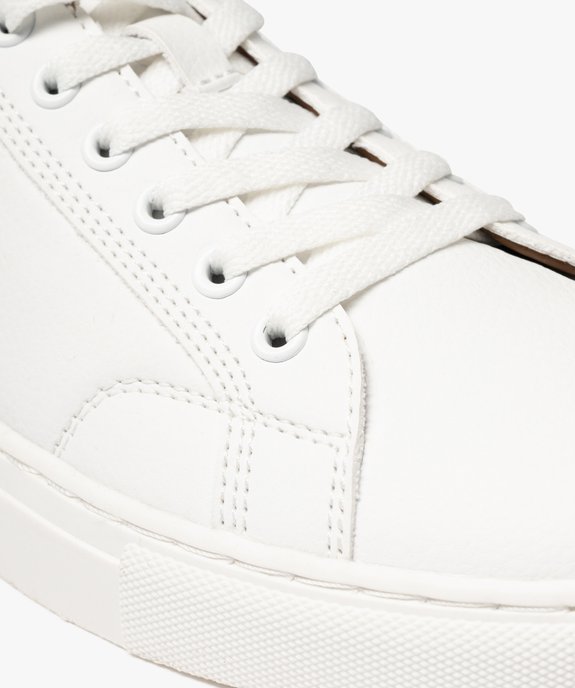 Baskets de ville à lacets unies homme vue6 - URBAN STEPS - GEMO