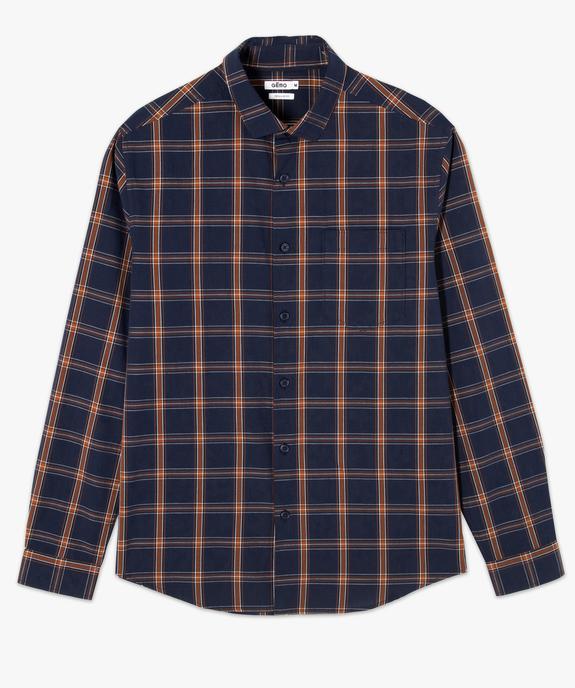 Chemises homme à carreaux coupe Regular vue4 - GEMO (HOMME) - GEMO
