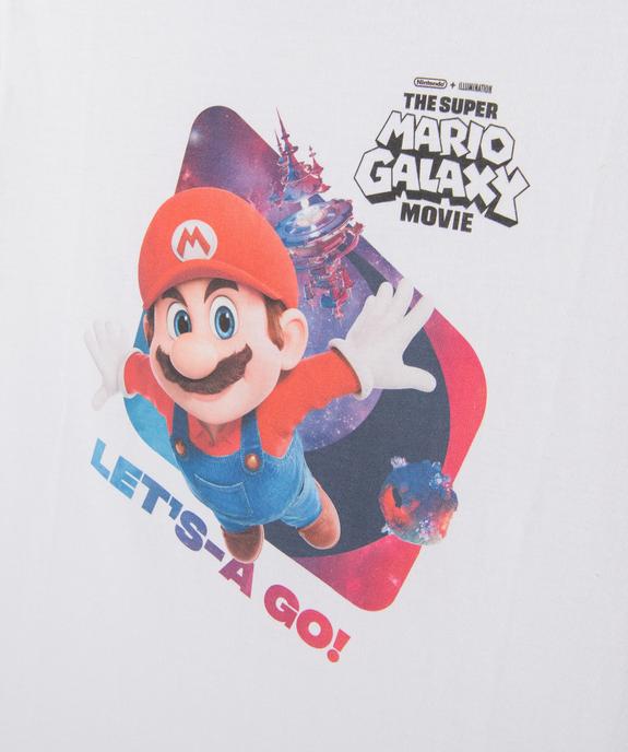Tee-shirt col rond imprimé garçon - Mario vue2 - MARIO - GEMO