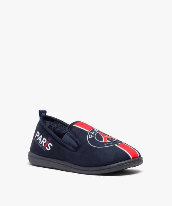 Chaussons garçon en velours imprimé foot – Paris Saint-Germain vue2 - PSG - GEMO