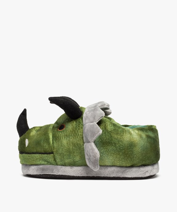 Chaussons garçon 3D en forme de dinosaure tricératops vue3 - GEMO (ENFANT) - GEMO