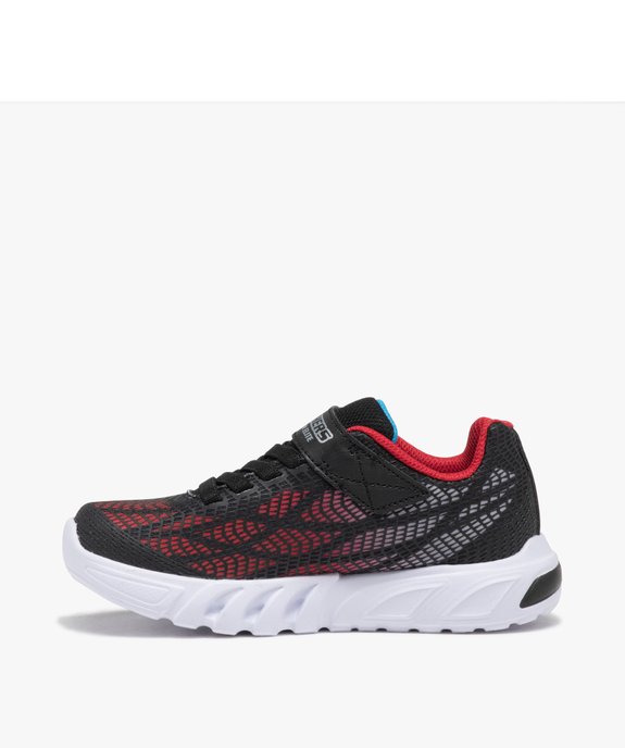 Baskets garçon style running à semelle lumineuse - Skechers vue3 - SKECHERS - GEMO