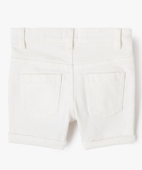 Short bébé garçon en toile de coton vue3 - GEMO(BEBE DEBT) - GEMO