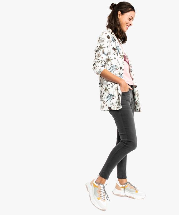 Veste femme à motifs fleuris vue5 - FOLLOW ME - GEMO