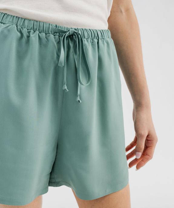 Short ample en viscose fluide femme vue2 - GEMO 4G FEMME - GEMO